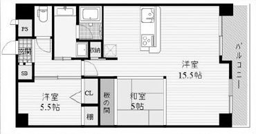 物件○○の間取り図