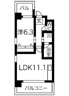 物件○○の間取り図