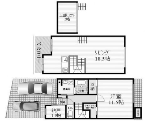 物件○○の間取り図