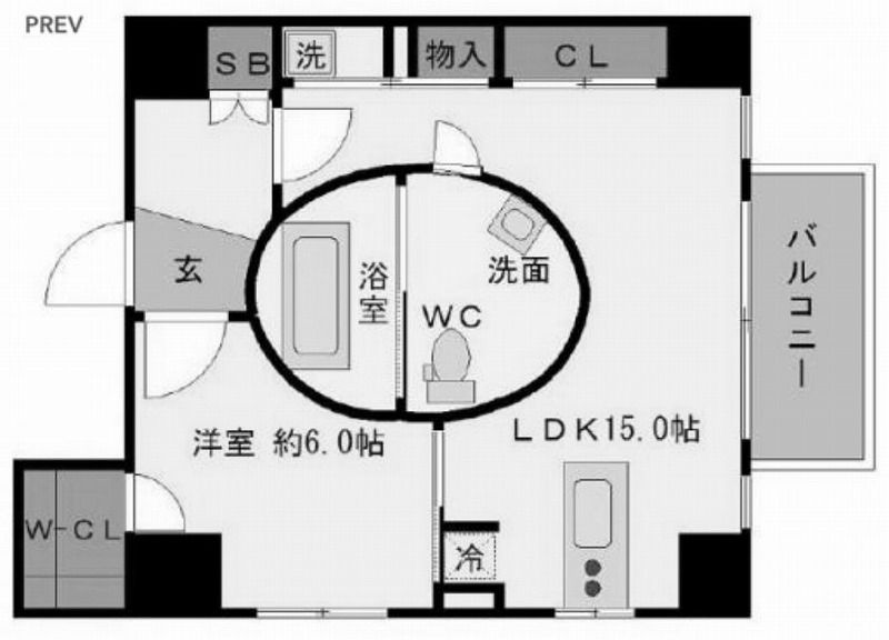 物件○○の間取り図