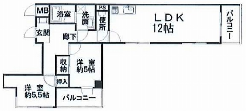 物件○○の間取り図