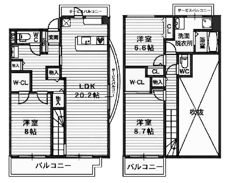 物件○○の間取り図