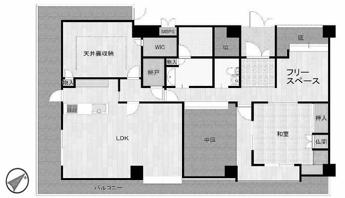 物件○○の間取り図