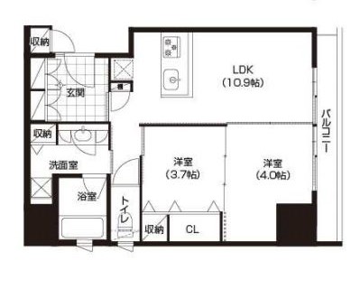 物件○○の間取り図