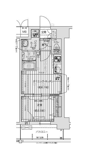 物件○○の間取り図