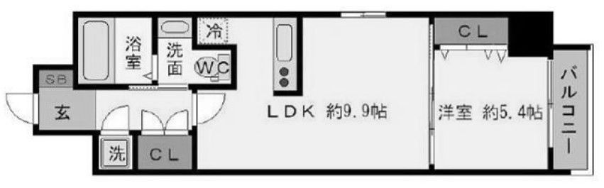 物件○○の間取り図