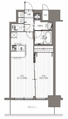 物件○○の間取り図