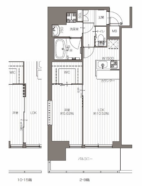 物件○○の間取り図