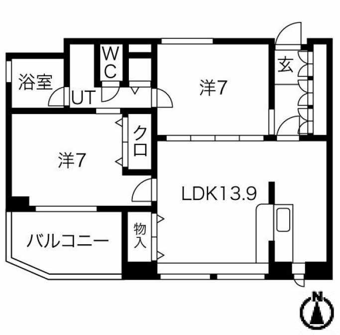 物件○○の間取り図