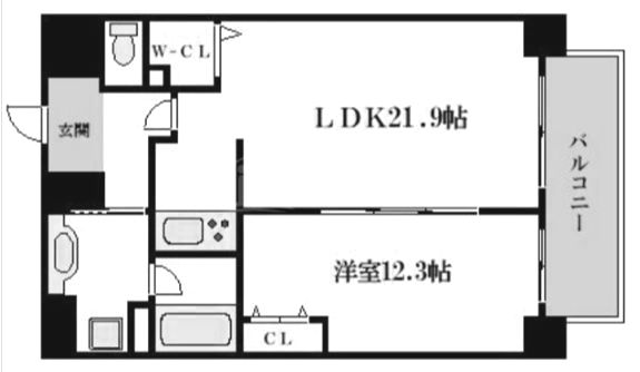 物件○○の間取り図