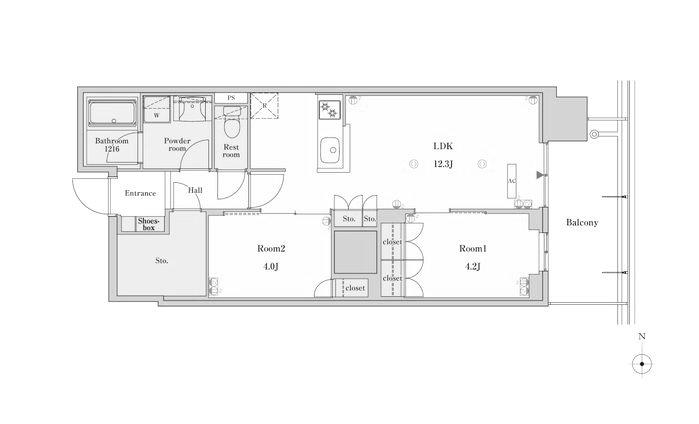 物件○○の間取り図