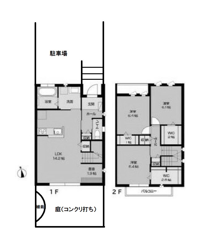 物件○○の間取り図