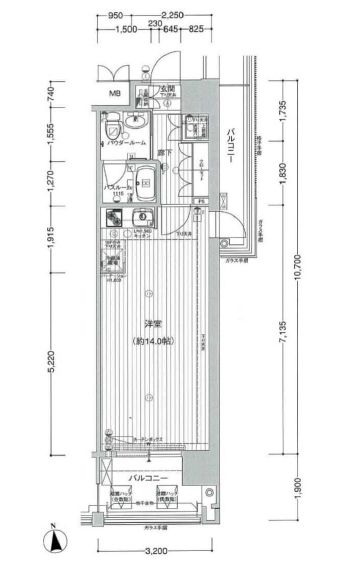 物件○○の間取り図