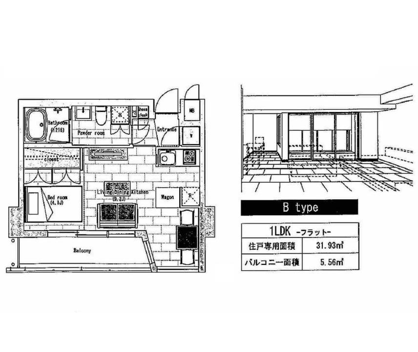 物件○○の間取り図