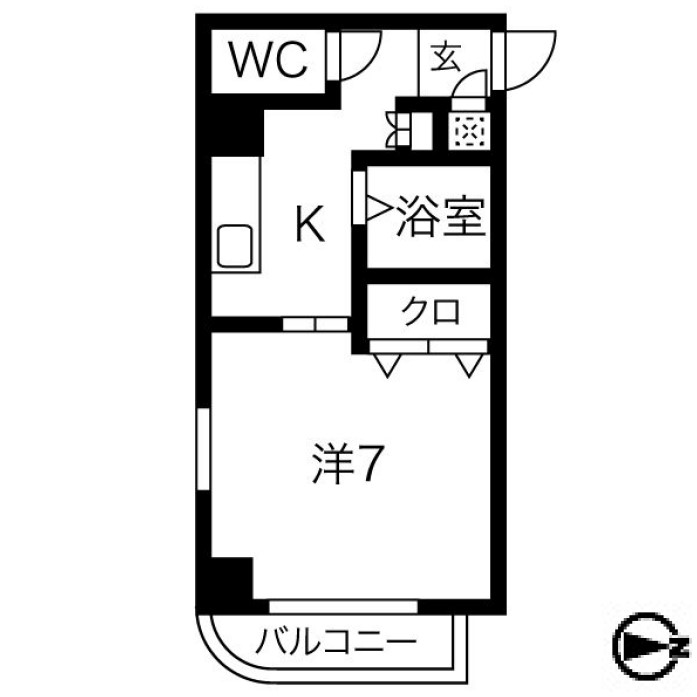 物件○○の間取り図