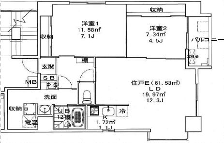 物件○○の間取り図