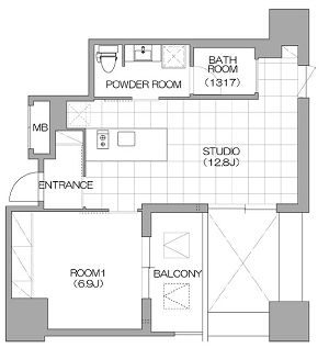 物件○○の間取り図