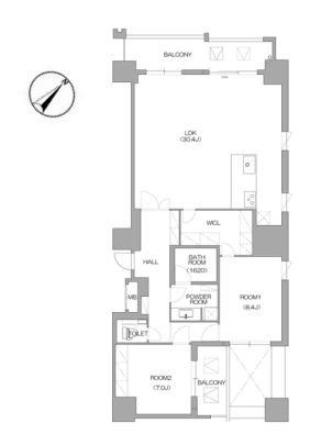 物件○○の間取り図