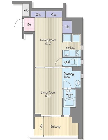 物件○○の間取り図