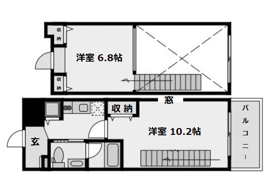 物件○○の間取り図