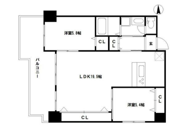 物件○○の間取り図