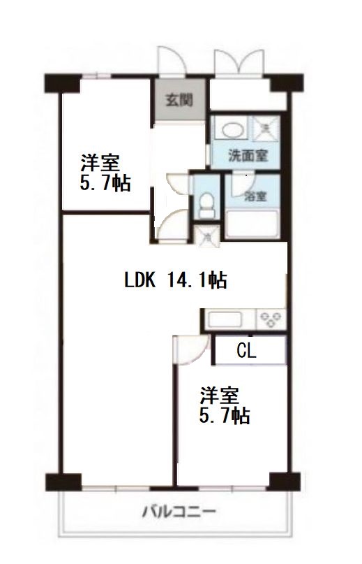 物件○○の間取り図