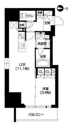 物件○○の間取り図