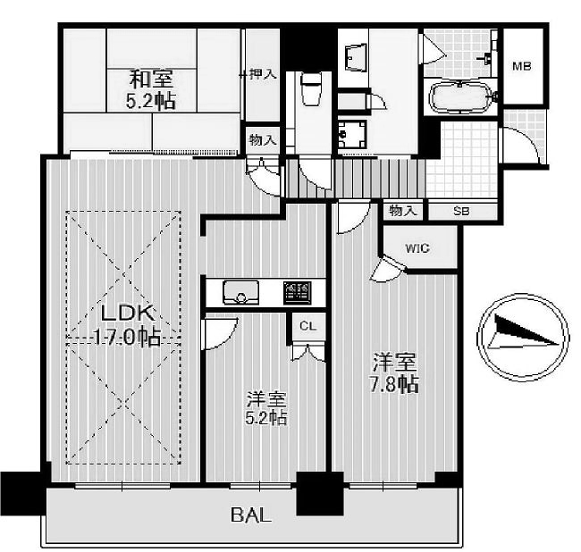 物件○○の間取り図