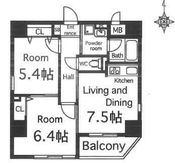 物件○○の間取り図