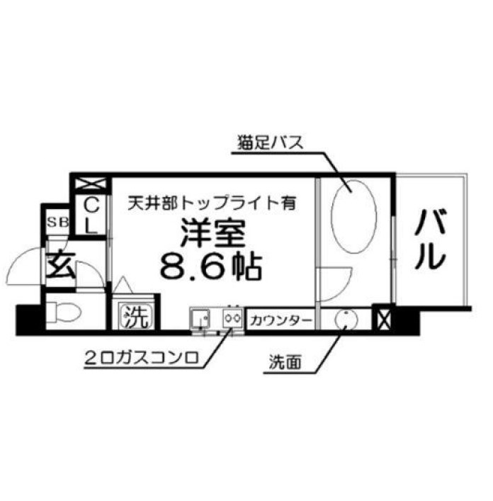 物件○○の間取り図