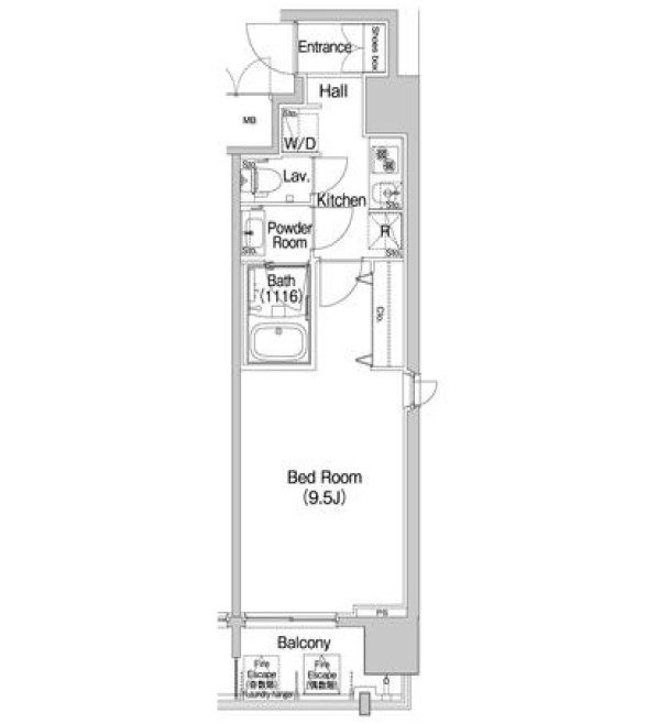 物件○○の間取り図