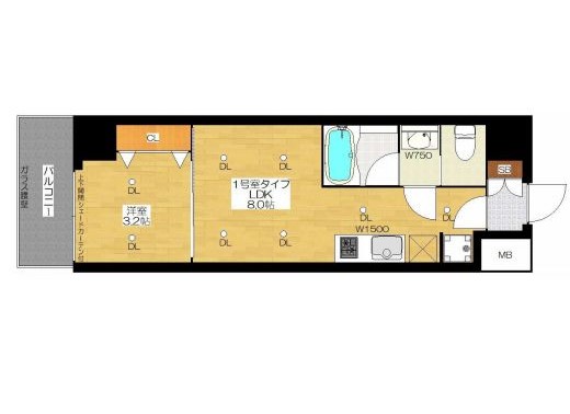 物件○○の間取り図