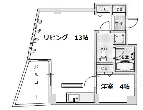 物件○○の間取り図