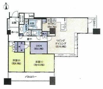 物件○○の間取り図