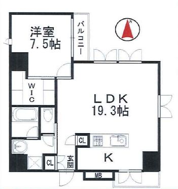 物件○○の間取り図