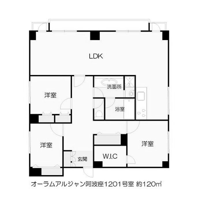 物件○○の間取り図