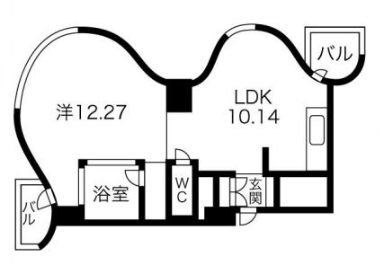 物件○○の間取り図