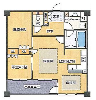 物件○○の間取り図