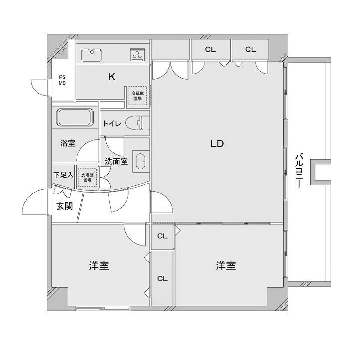 物件○○の間取り図