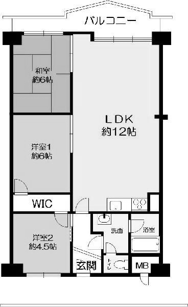 物件○○の間取り図