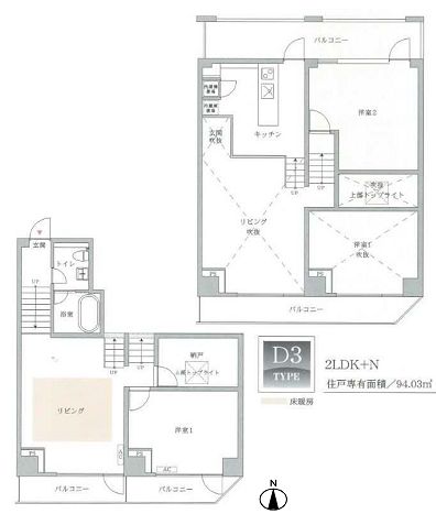 物件○○の間取り図