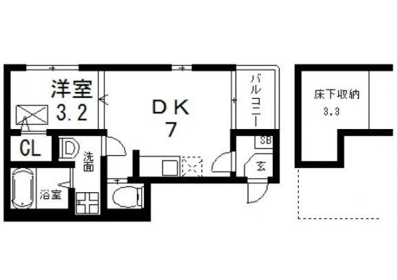 物件○○の間取り図