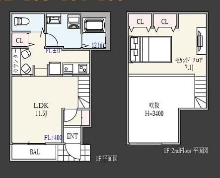 物件○○の間取り図