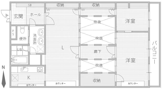 物件○○の間取り図