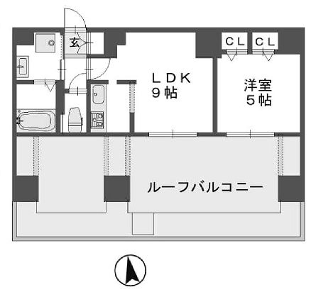 物件○○の間取り図