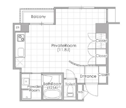 物件○○の間取り図