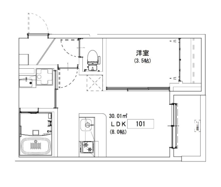 物件○○の間取り図