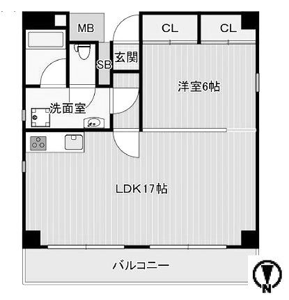 物件○○の間取り図