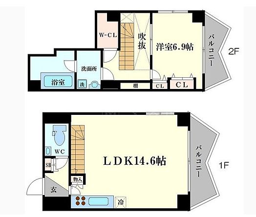 物件○○の間取り図