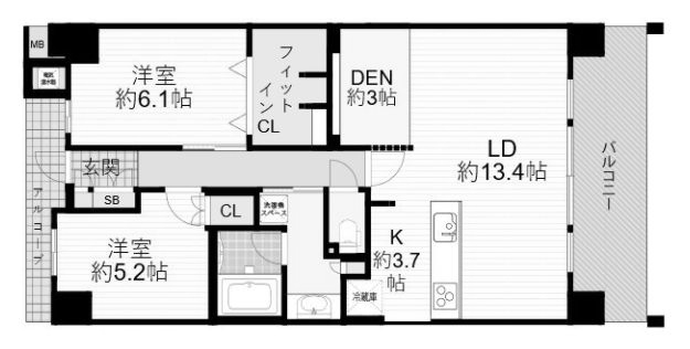 物件○○の間取り図